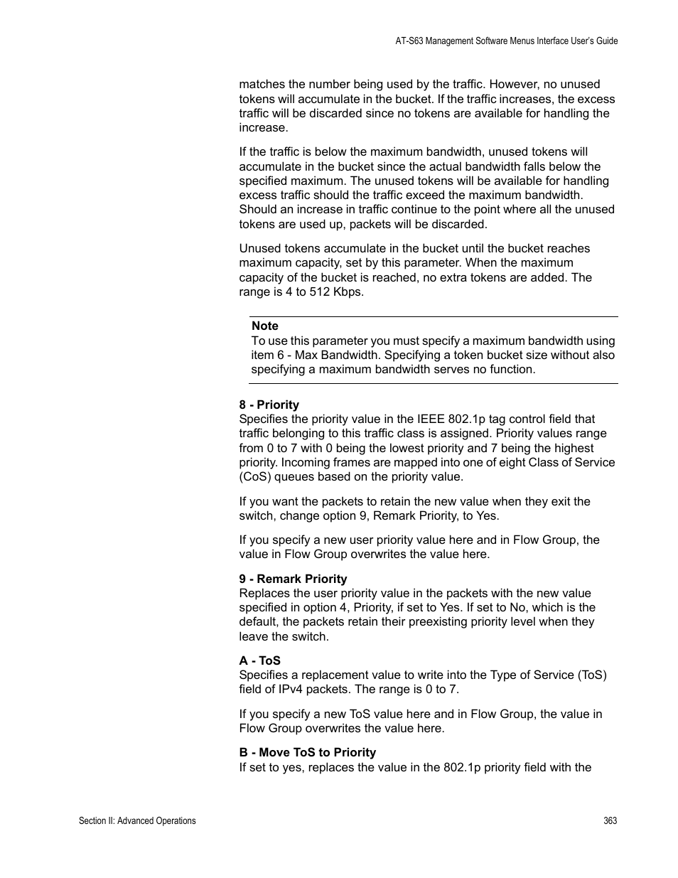 Allied Telesis AT-S63 User Manual | Page 363 / 908