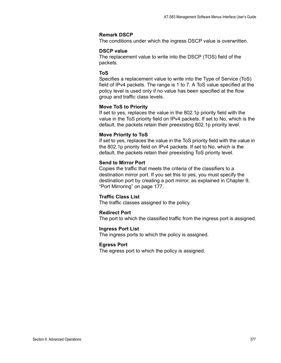 Allied Telesis AT-S63 User Manual | Page 377 / 908
