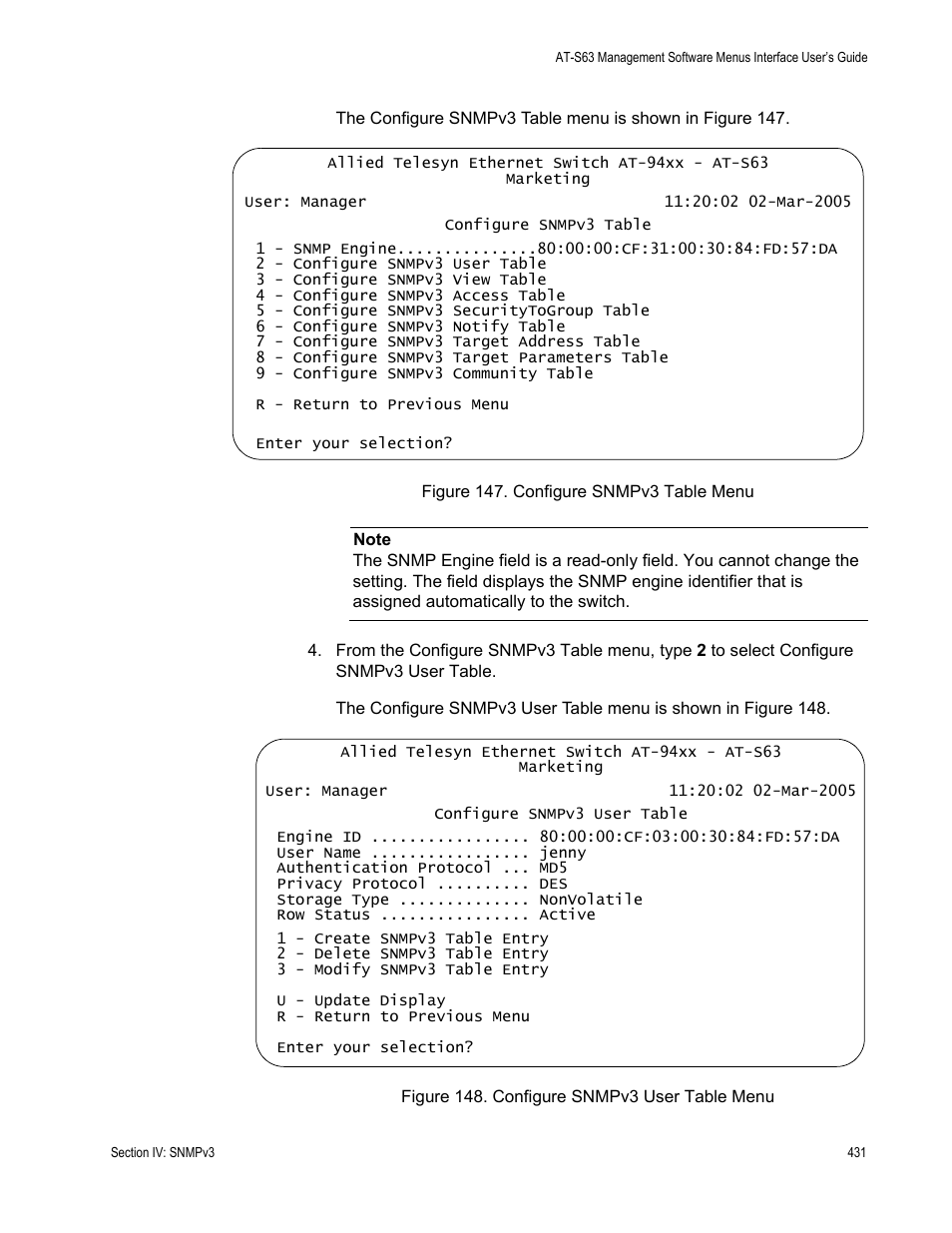 Allied Telesis AT-S63 User Manual | Page 431 / 908