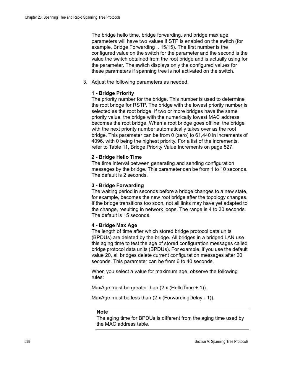 Allied Telesis AT-S63 User Manual | Page 538 / 908