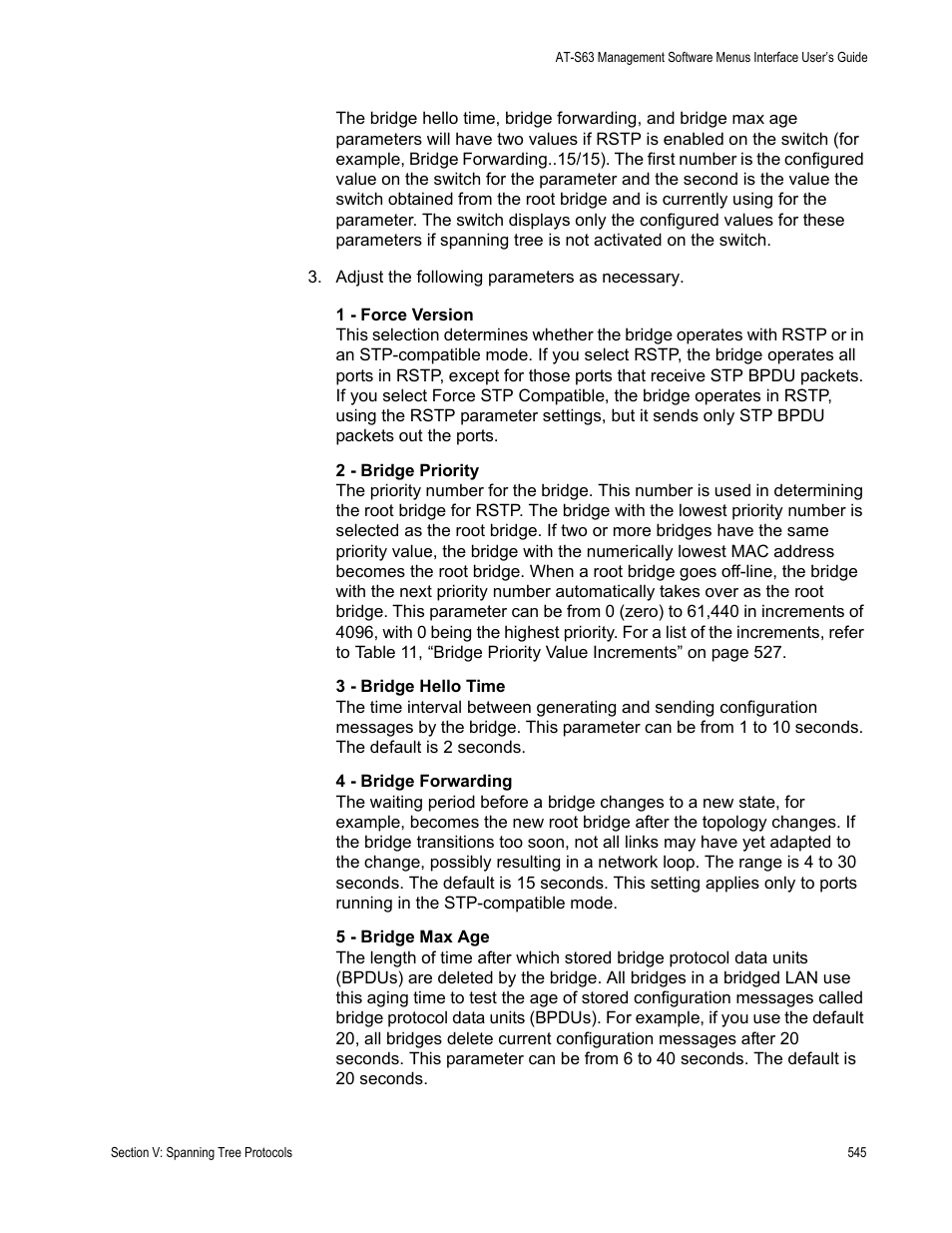Allied Telesis AT-S63 User Manual | Page 545 / 908
