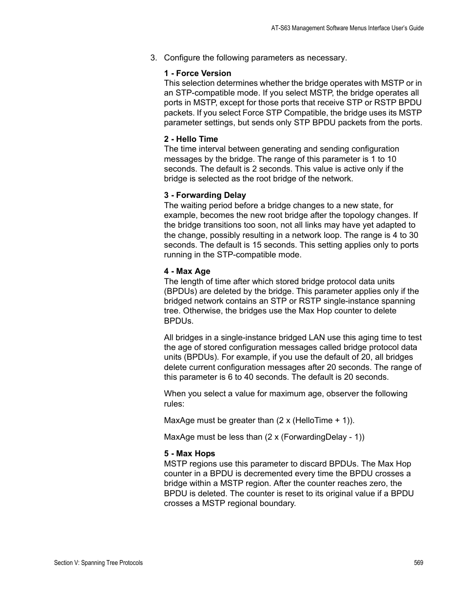 Allied Telesis AT-S63 User Manual | Page 569 / 908