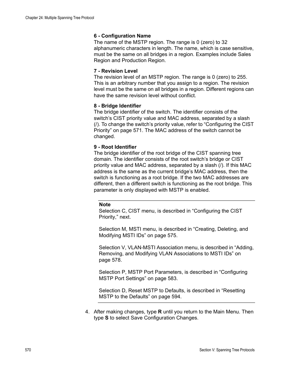Allied Telesis AT-S63 User Manual | Page 570 / 908