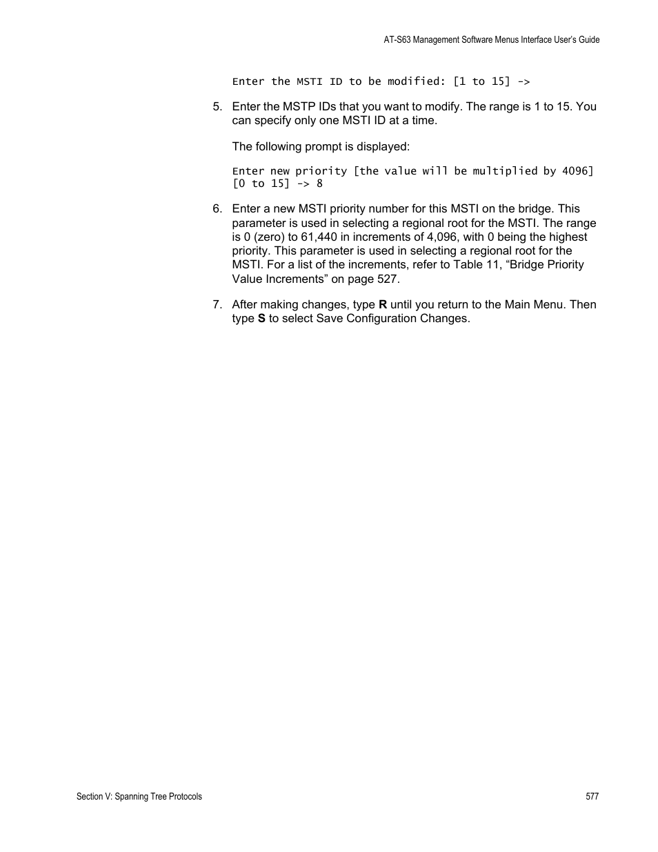 Allied Telesis AT-S63 User Manual | Page 577 / 908