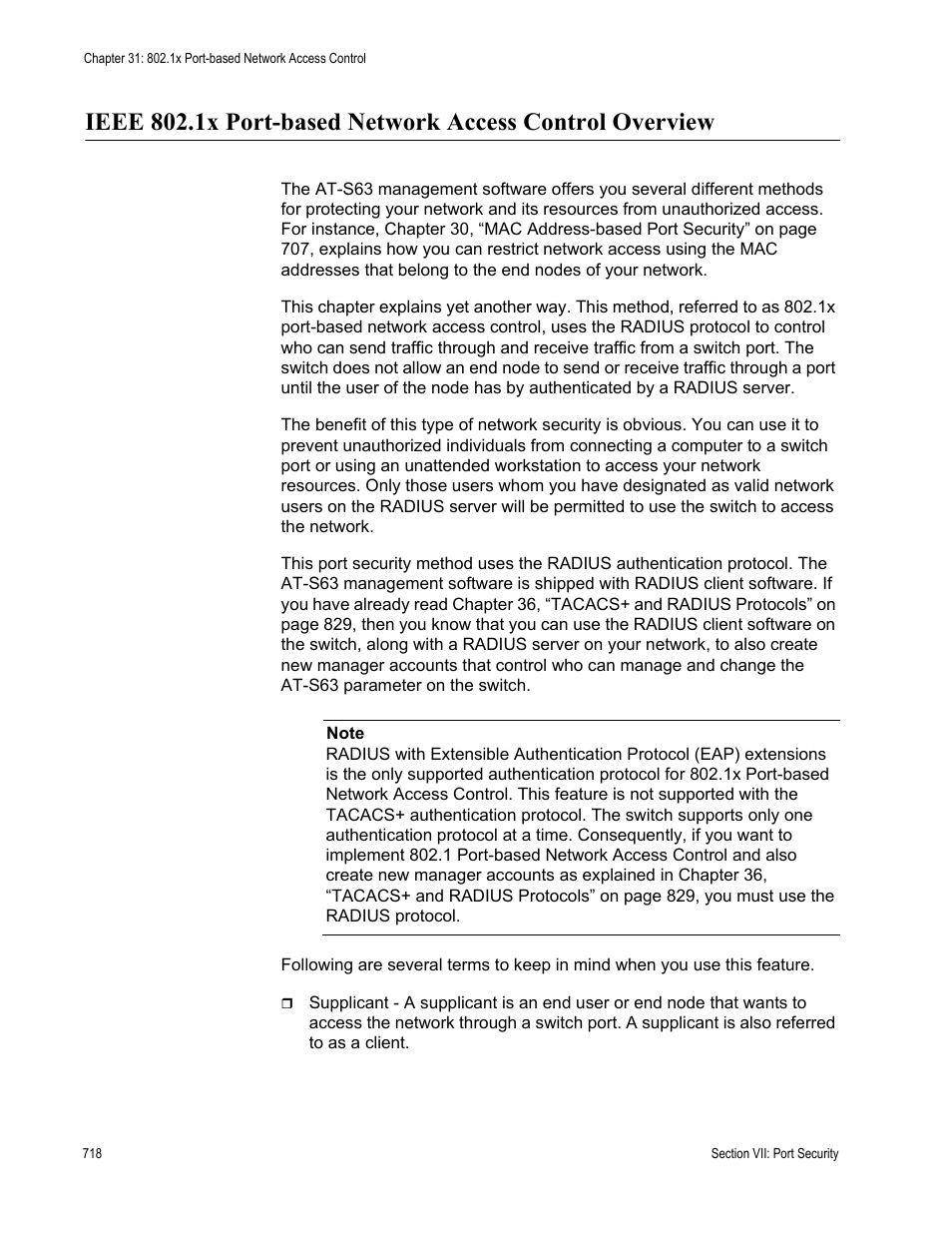 Allied Telesis AT-S63 User Manual | Page 718 / 908