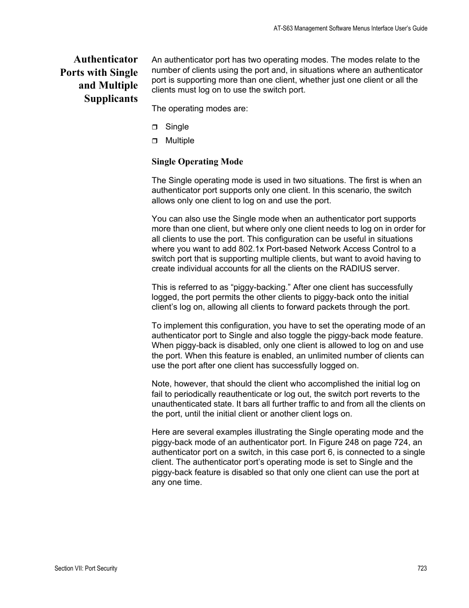 Allied Telesis AT-S63 User Manual | Page 723 / 908