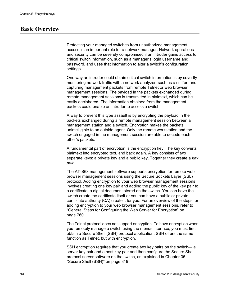 Basic overview | Allied Telesis AT-S63 User Manual | Page 764 / 908