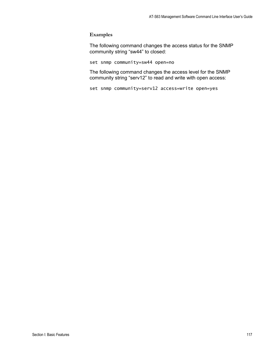 Allied Telesis AT-S63 User Manual | Page 117 / 680