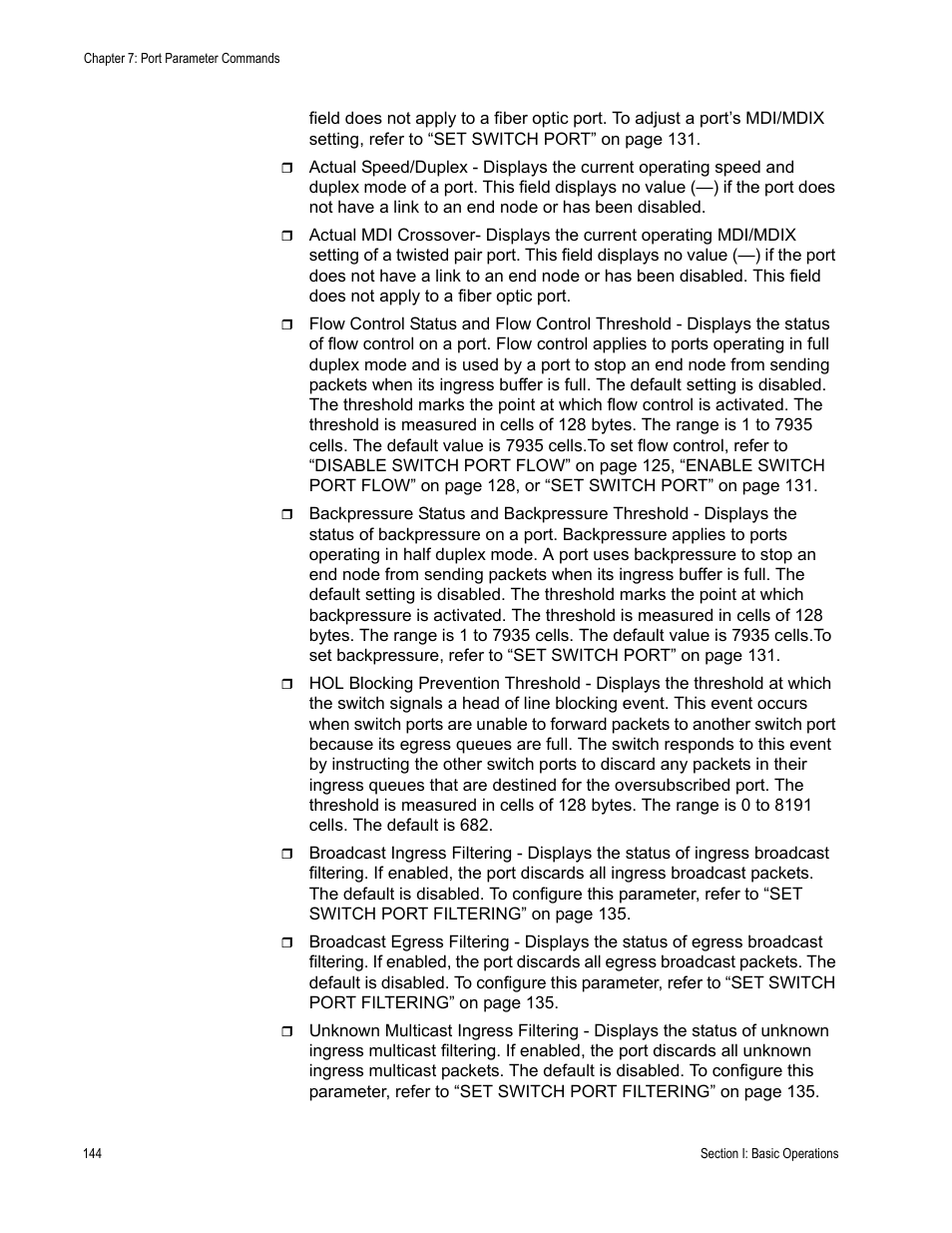 Allied Telesis AT-S63 User Manual | Page 144 / 680