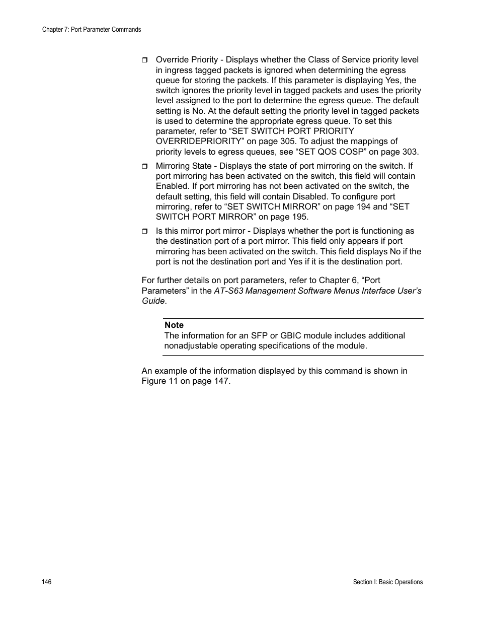Allied Telesis AT-S63 User Manual | Page 146 / 680