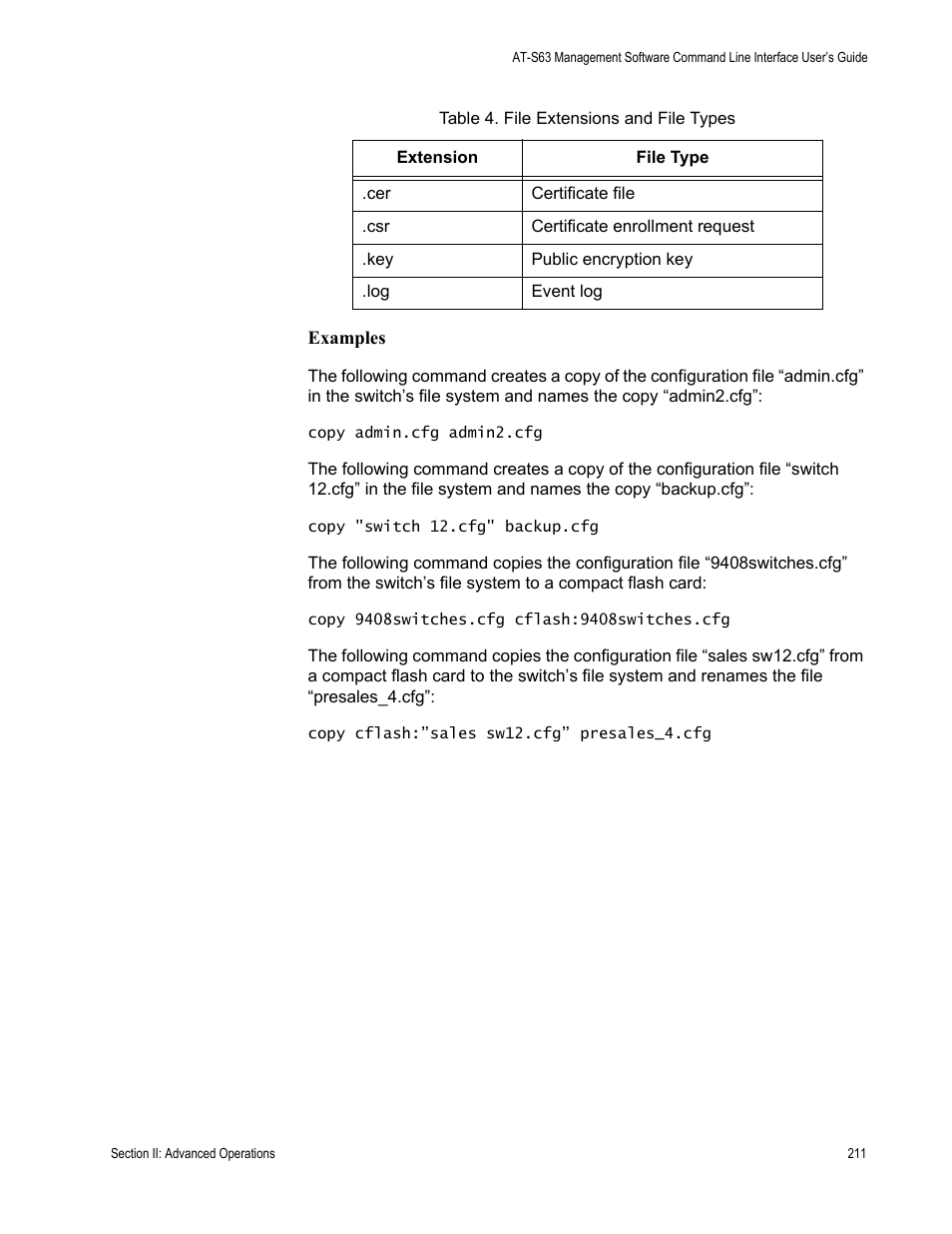 Allied Telesis AT-S63 User Manual | Page 211 / 680
