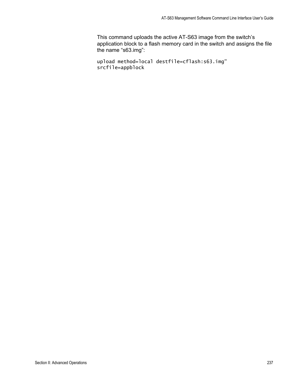 Allied Telesis AT-S63 User Manual | Page 237 / 680