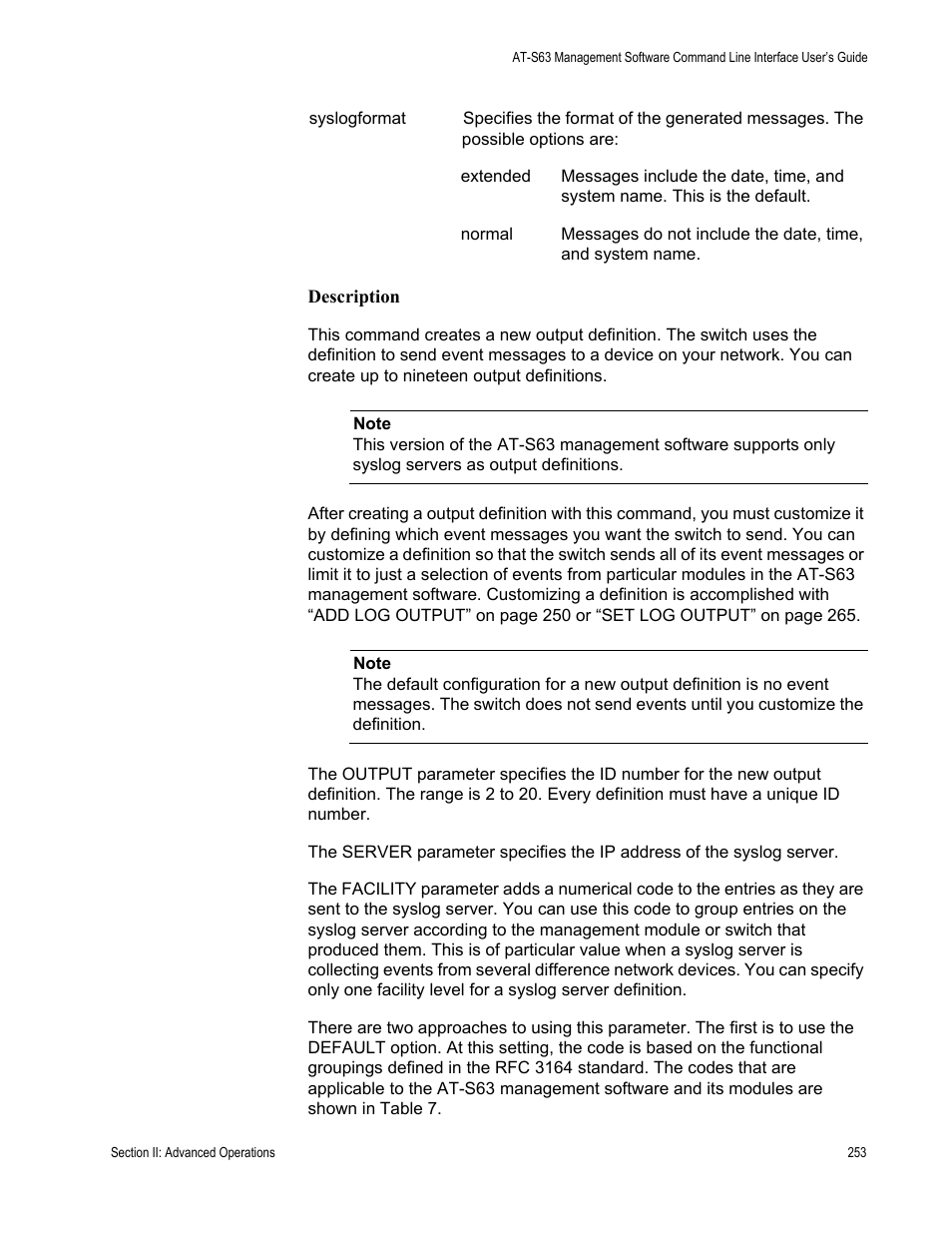 Allied Telesis AT-S63 User Manual | Page 253 / 680