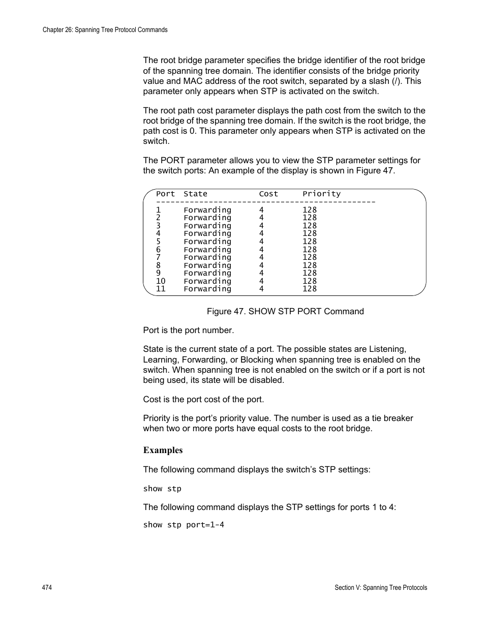 Allied Telesis AT-S63 User Manual | Page 474 / 680