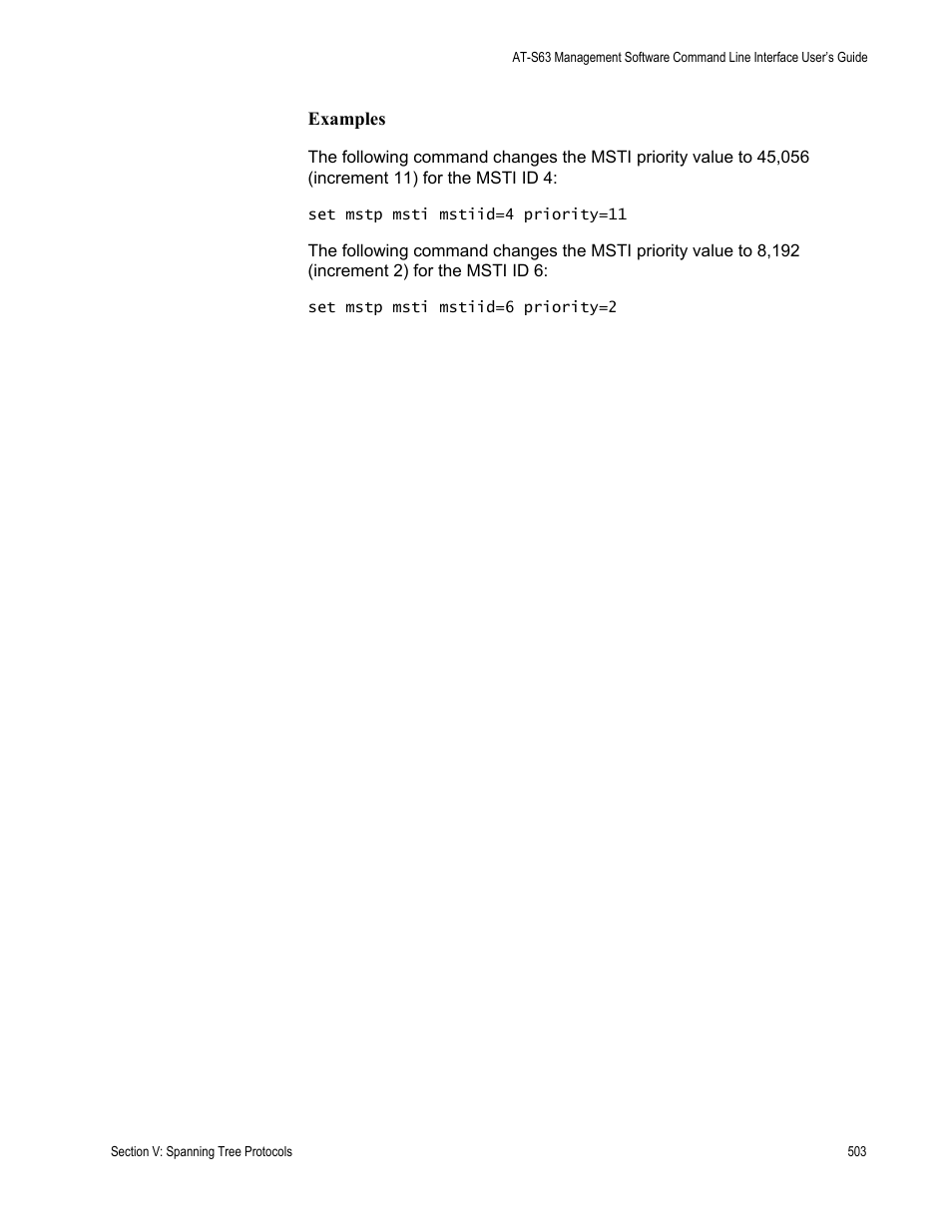 Allied Telesis AT-S63 User Manual | Page 503 / 680