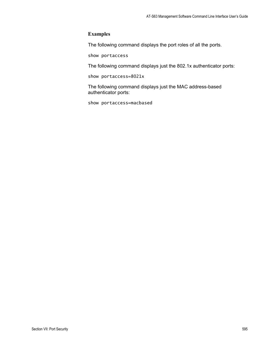 Allied Telesis AT-S63 User Manual | Page 595 / 680