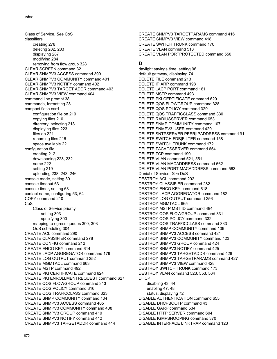Allied Telesis AT-S63 User Manual | Page 672 / 680