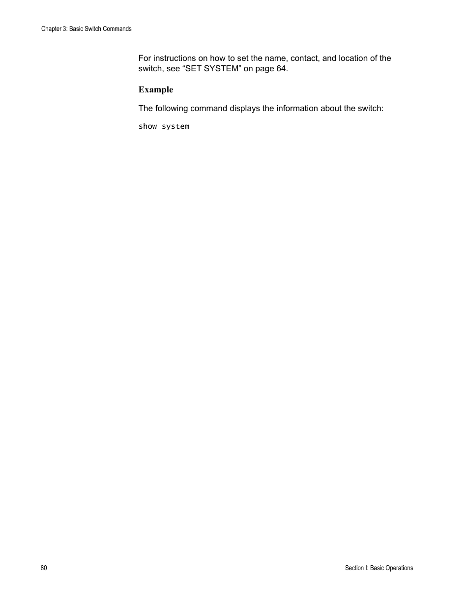 Allied Telesis AT-S63 User Manual | Page 80 / 680