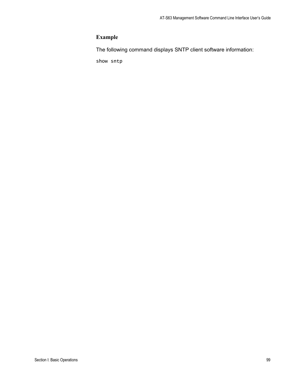 Allied Telesis AT-S63 User Manual | Page 99 / 680