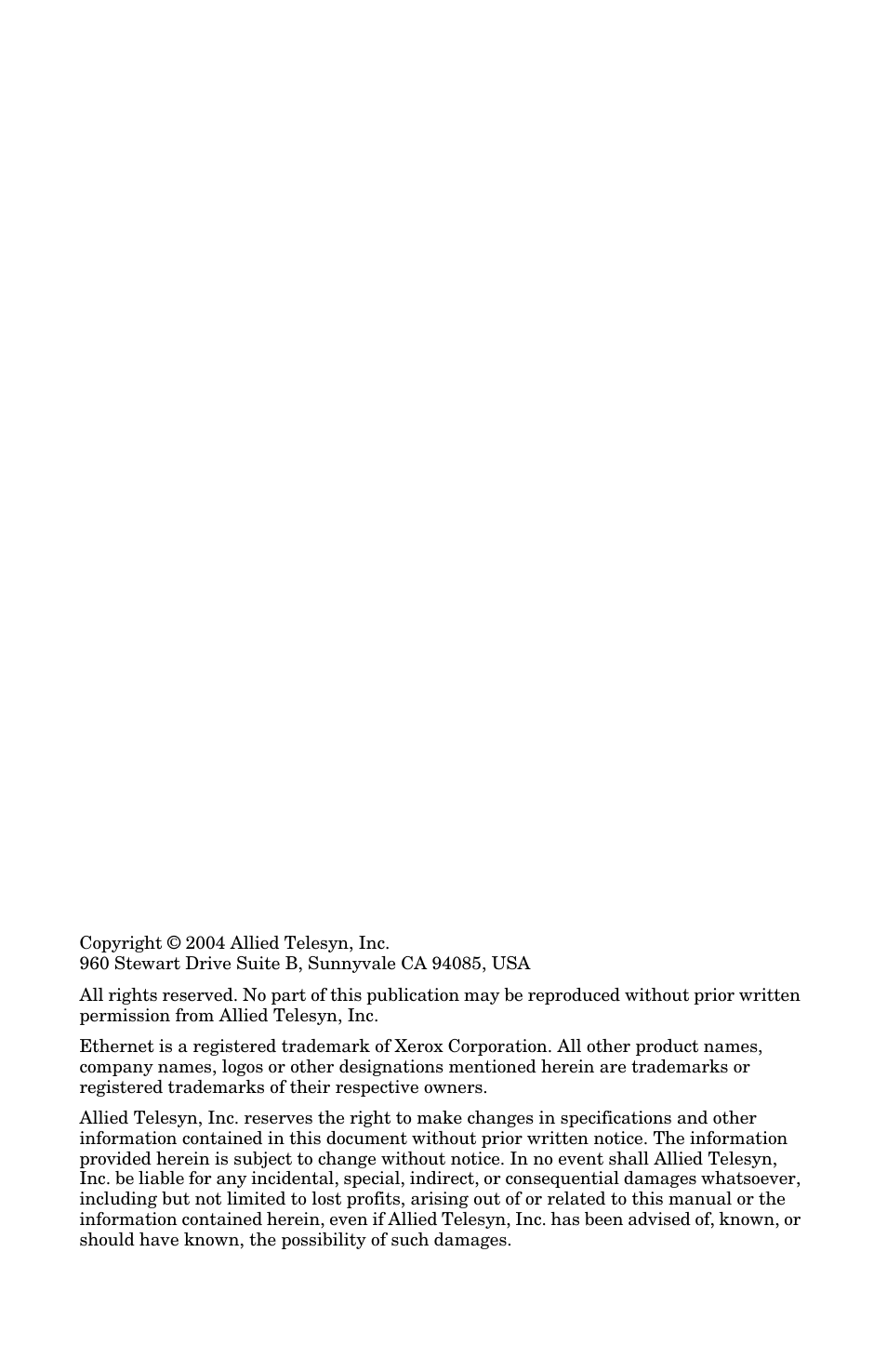 Allied Telesis AT-FS705PD User Manual | Page 2 / 48