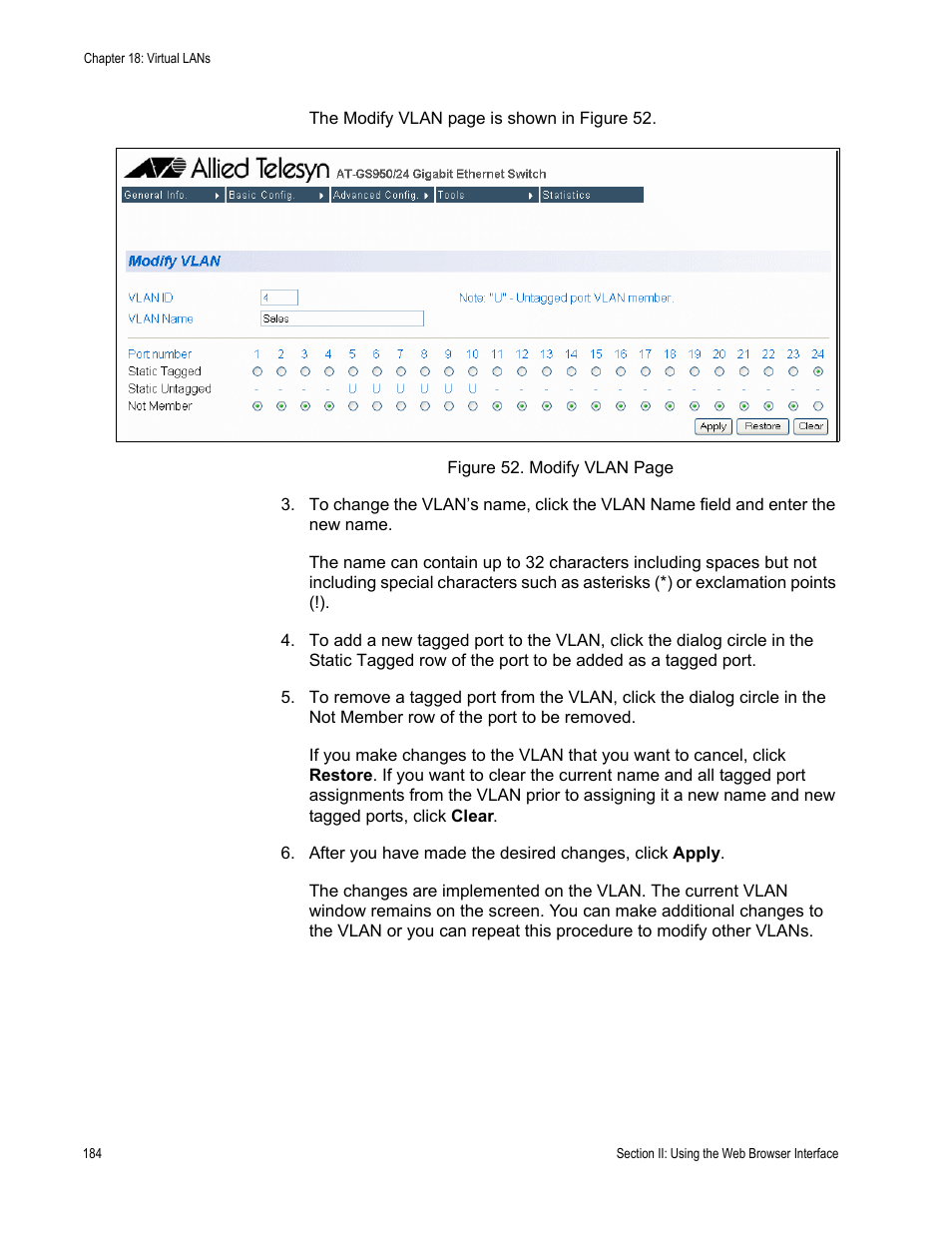 Allied Telesis AT-S79 User Manual | Page 184 / 210