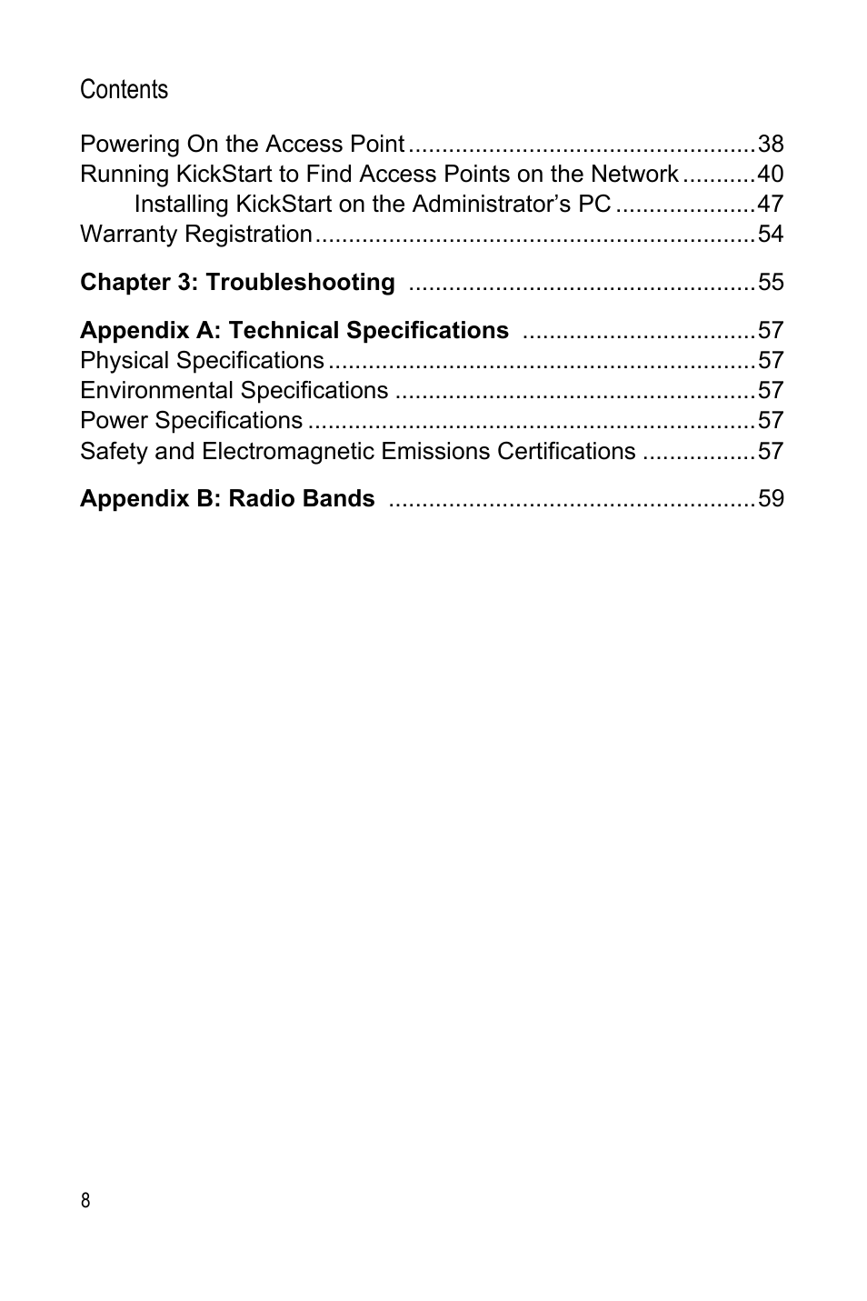 Allied Telesis AT-WA7400 User Manual | Page 8 / 60