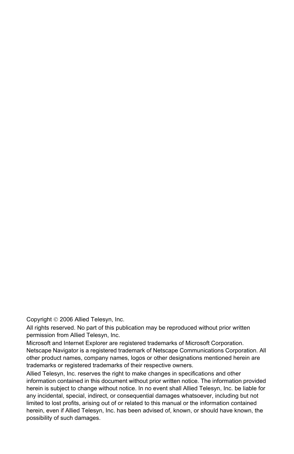 Allied Telesis AT-iMG606BD User Manual | Page 2 / 80