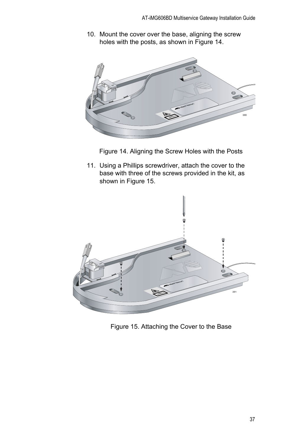 Allied Telesis AT-iMG606BD User Manual | Page 37 / 80