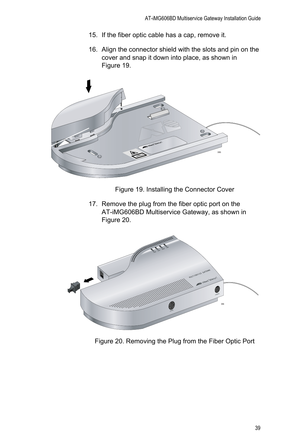 Allied Telesis AT-iMG606BD User Manual | Page 39 / 80