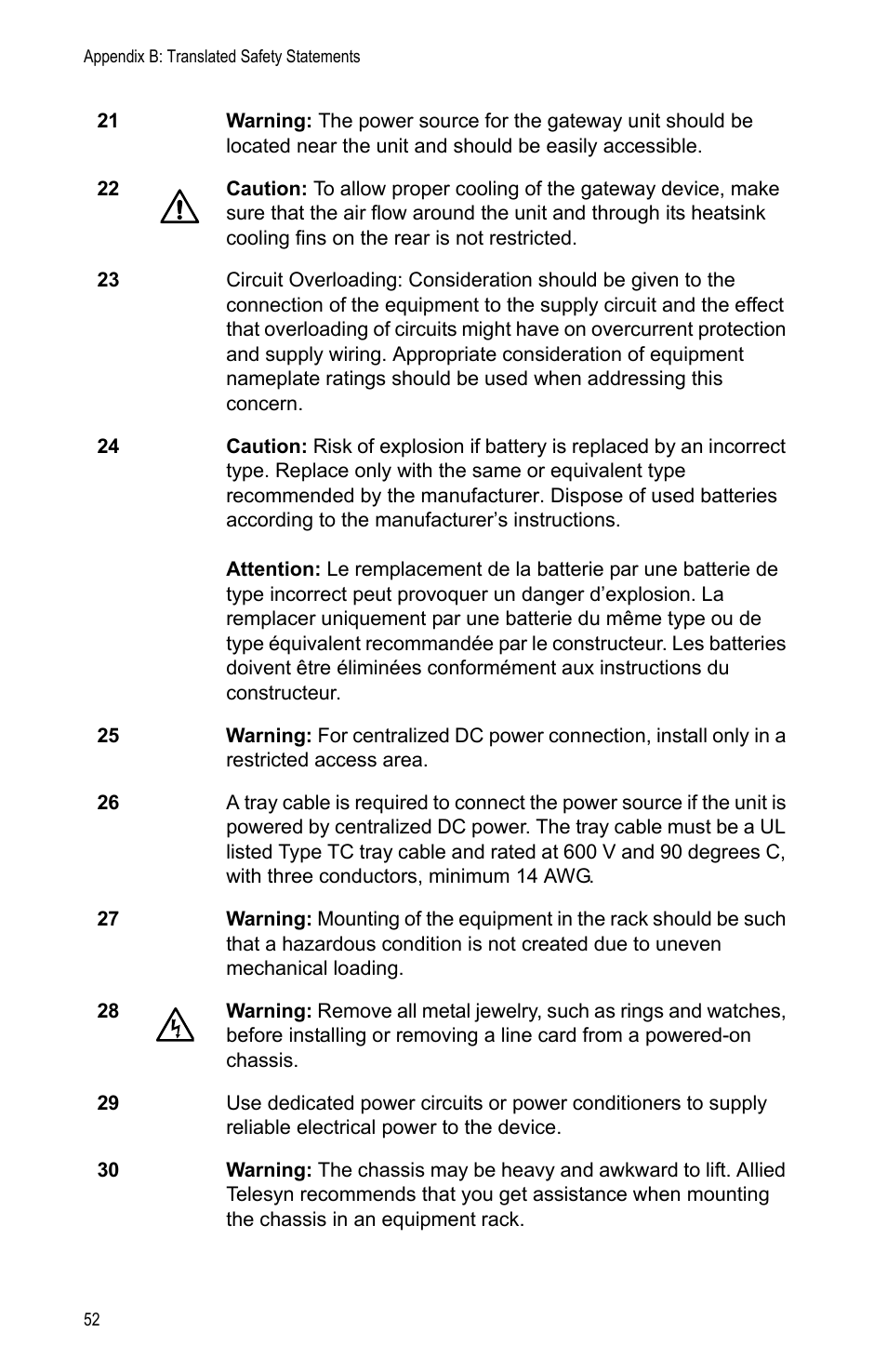 Allied Telesis AT-iMG606BD User Manual | Page 52 / 80