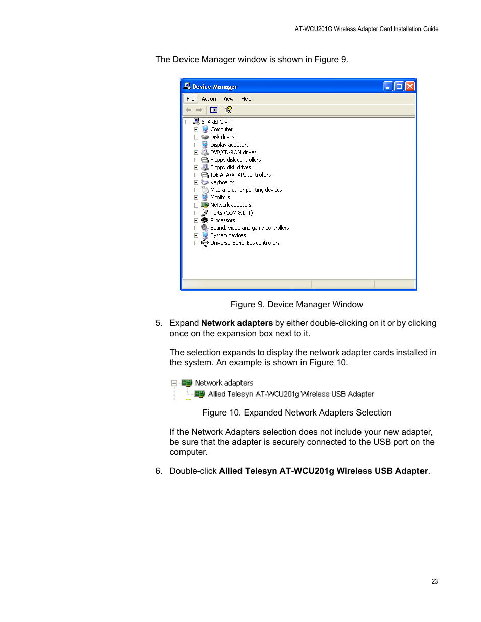 Allied Telesis AT-WCU201G User Manual | Page 23 / 72