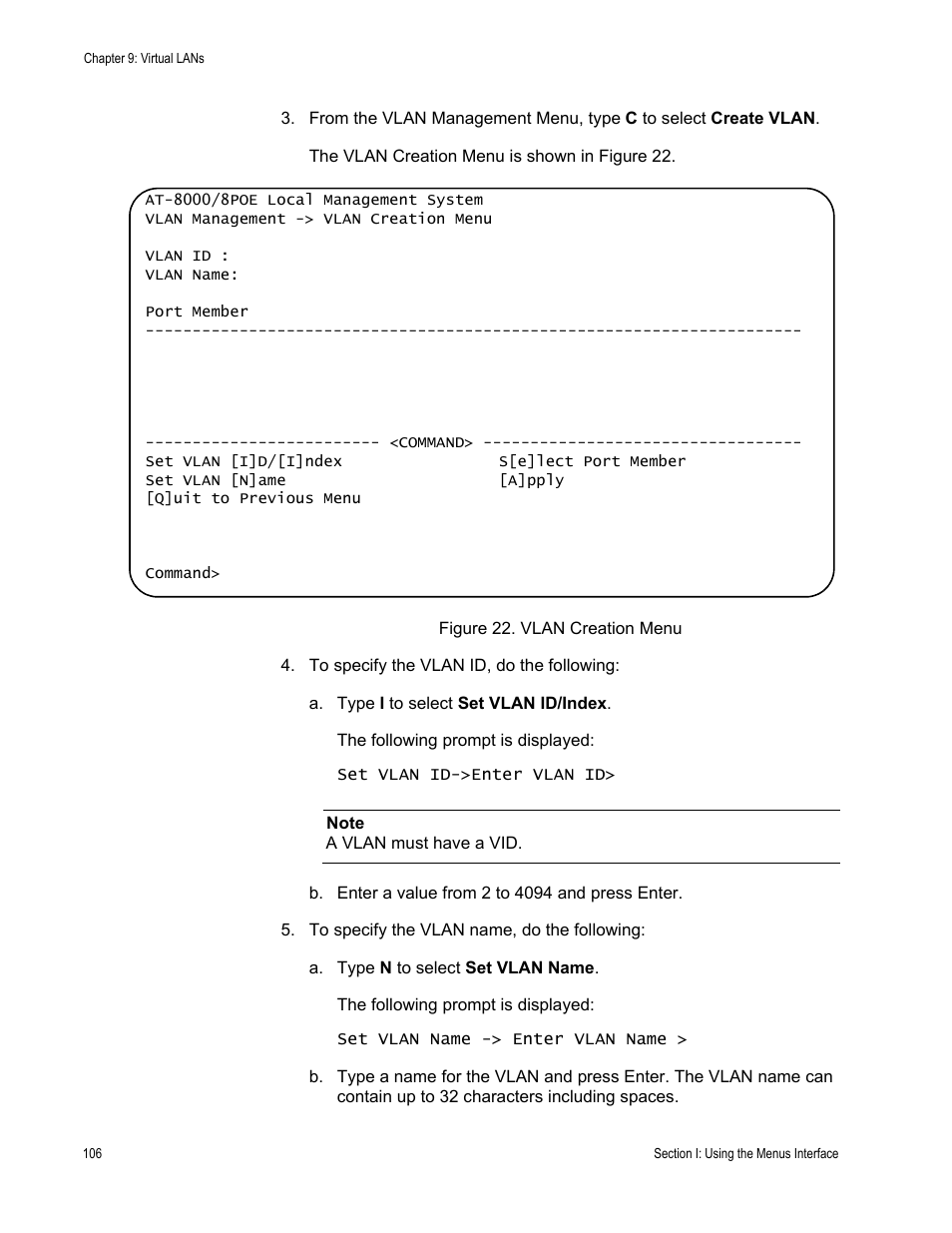 Allied Telesis AT-S81 User Manual | Page 106 / 314