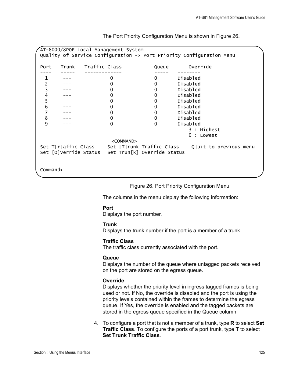 Allied Telesis AT-S81 User Manual | Page 125 / 314