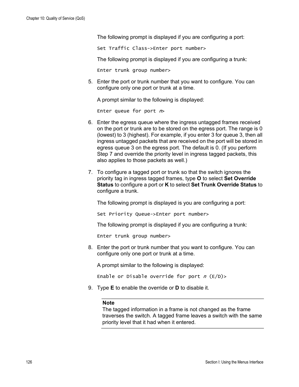 Allied Telesis AT-S81 User Manual | Page 126 / 314