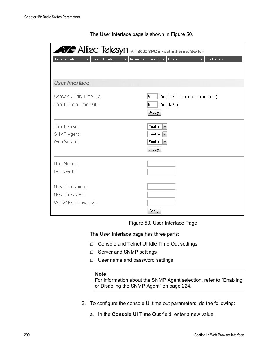 Allied Telesis AT-S81 User Manual | Page 200 / 314