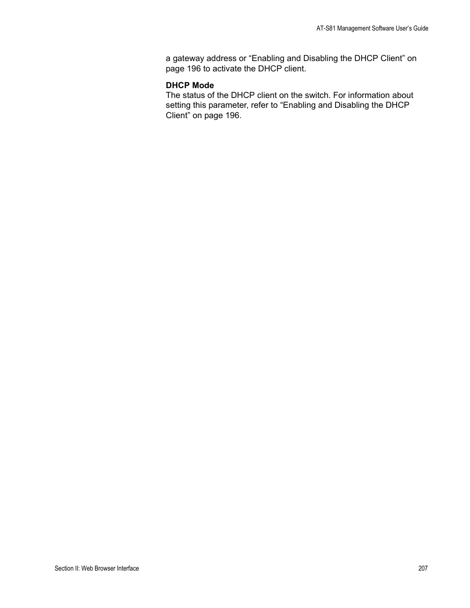 Allied Telesis AT-S81 User Manual | Page 207 / 314
