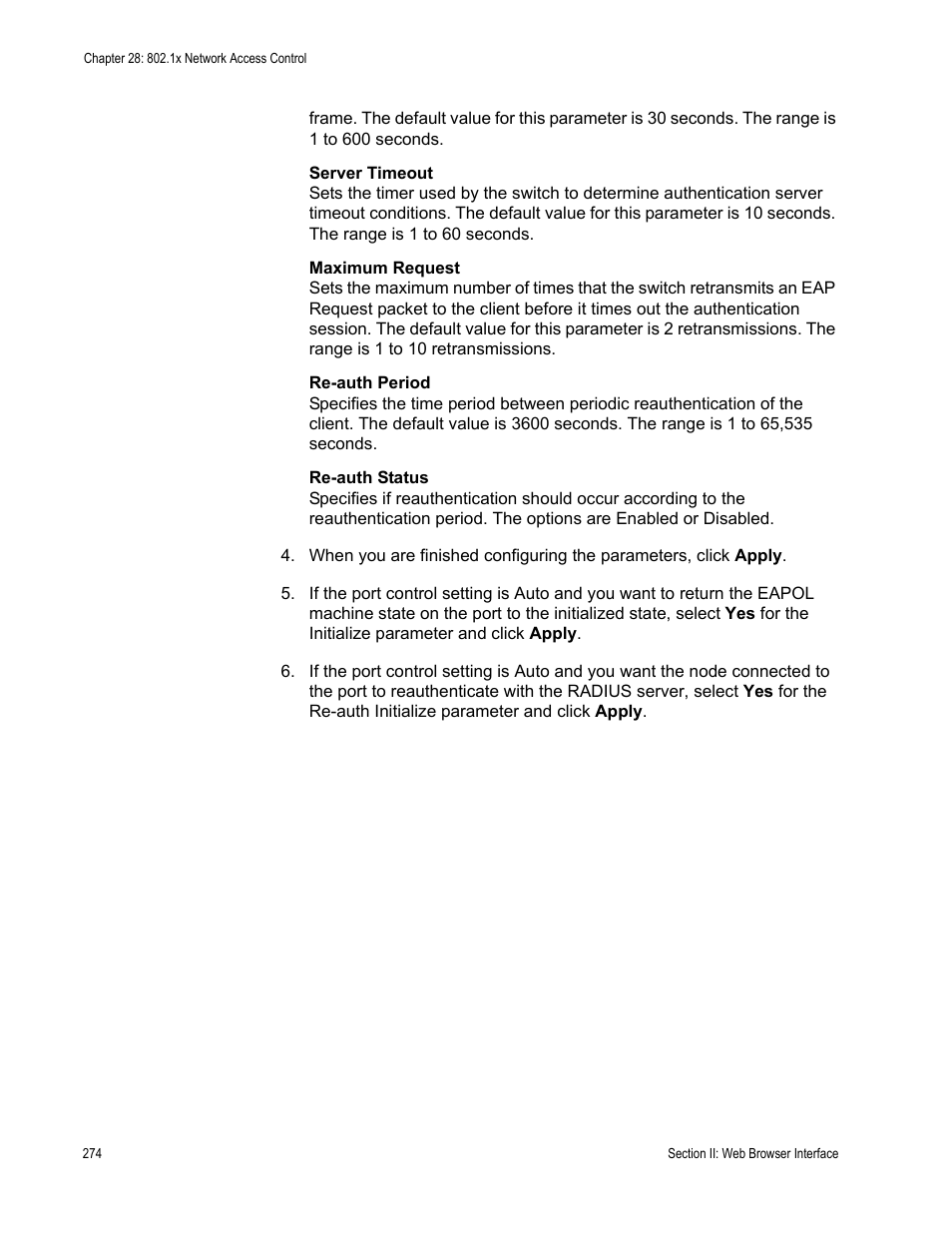 Allied Telesis AT-S81 User Manual | Page 274 / 314