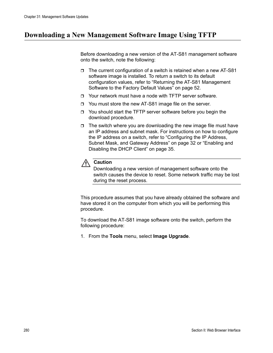 Allied Telesis AT-S81 User Manual | Page 280 / 314