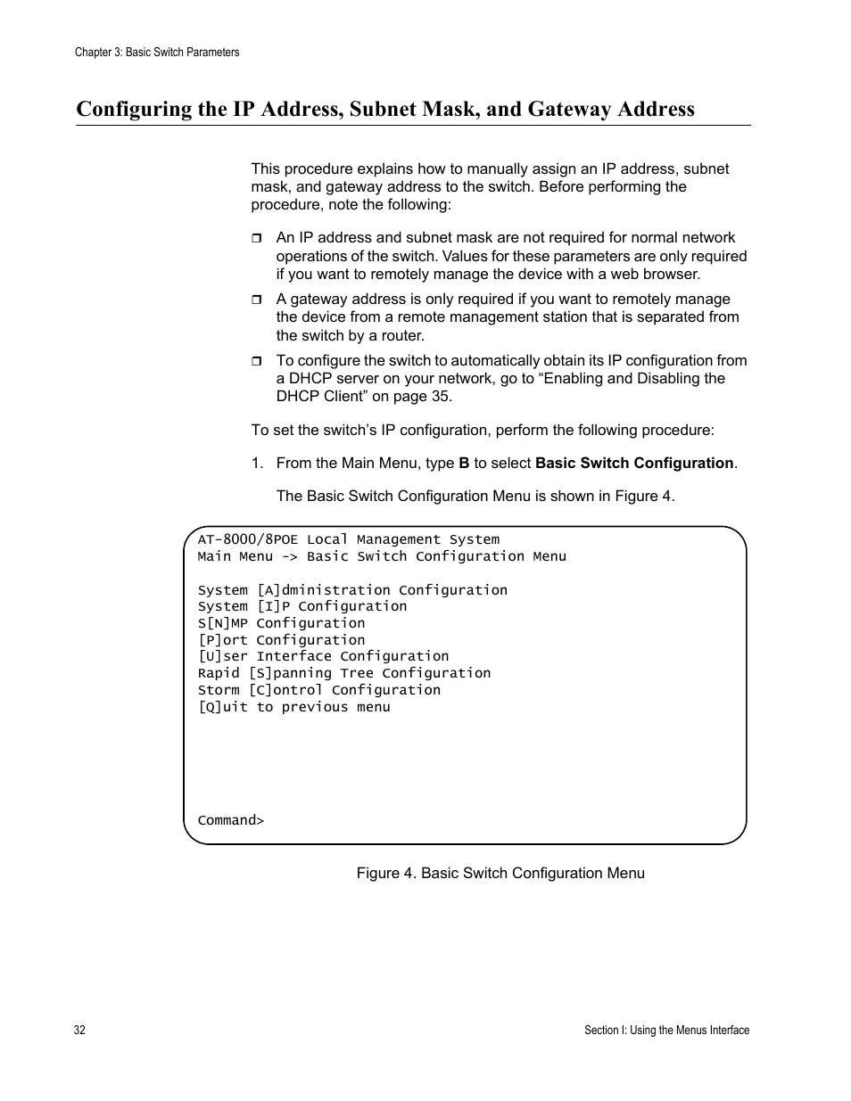 Allied Telesis AT-S81 User Manual | Page 32 / 314