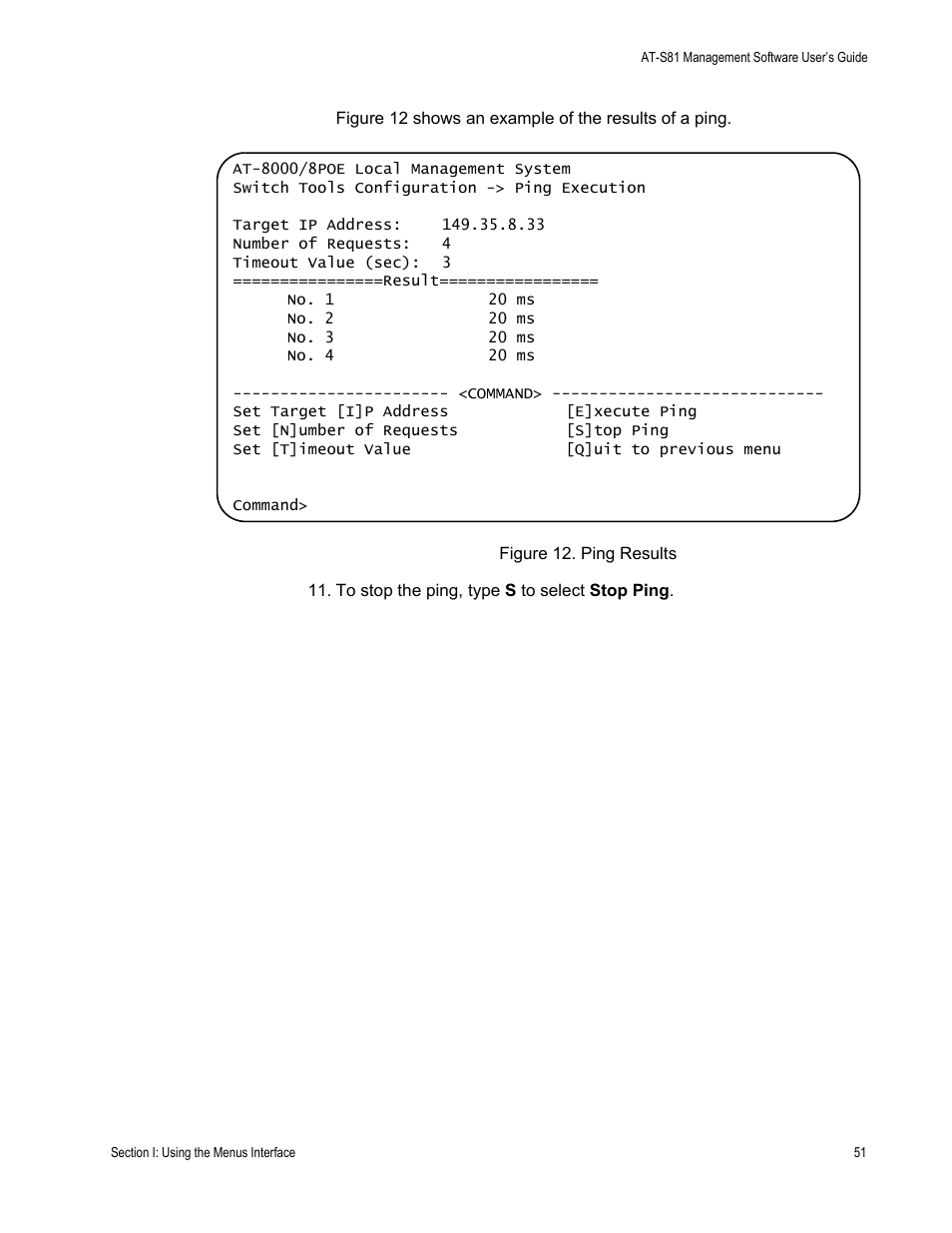 Allied Telesis AT-S81 User Manual | Page 51 / 314