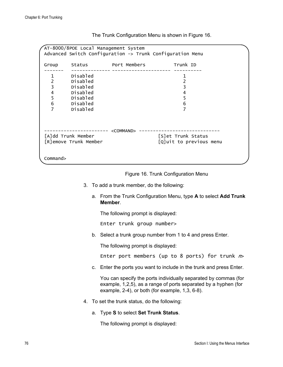 Allied Telesis AT-S81 User Manual | Page 76 / 314
