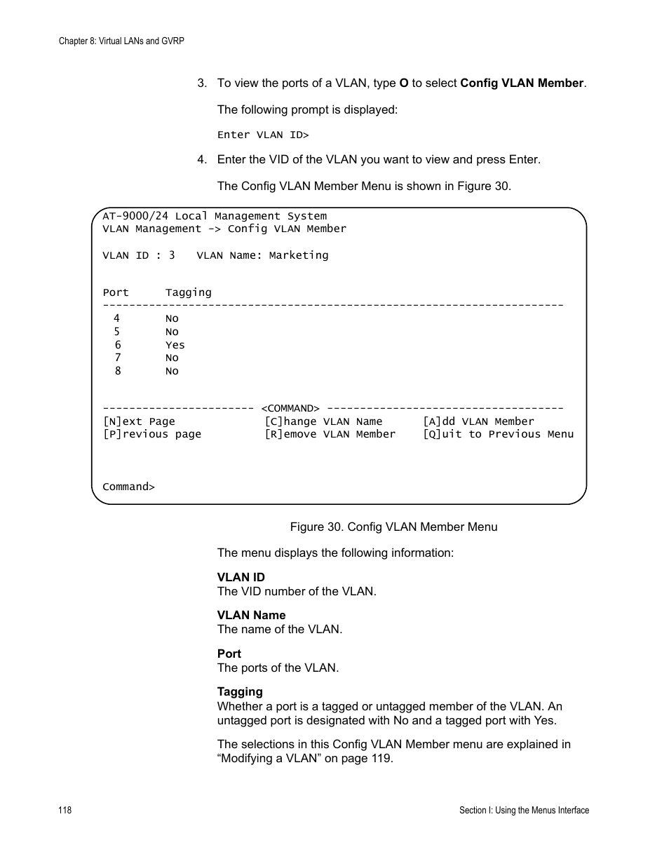 Allied Telesis AT-S84 User Manual | Page 118 / 334