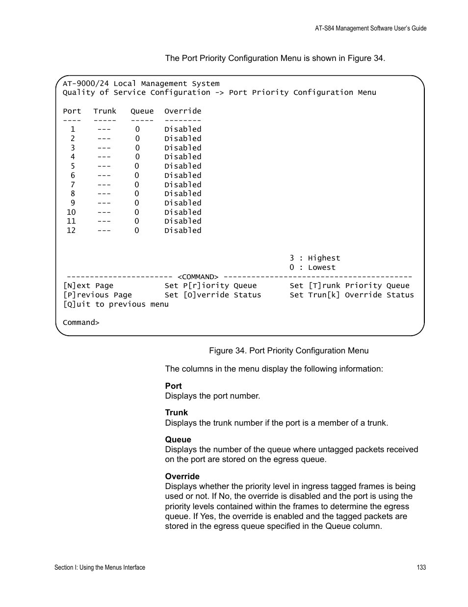 Allied Telesis AT-S84 User Manual | Page 133 / 334