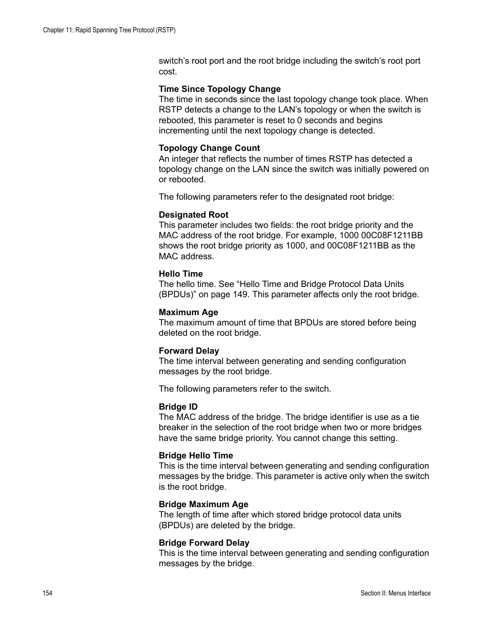 Allied Telesis AT-S84 User Manual | Page 154 / 334