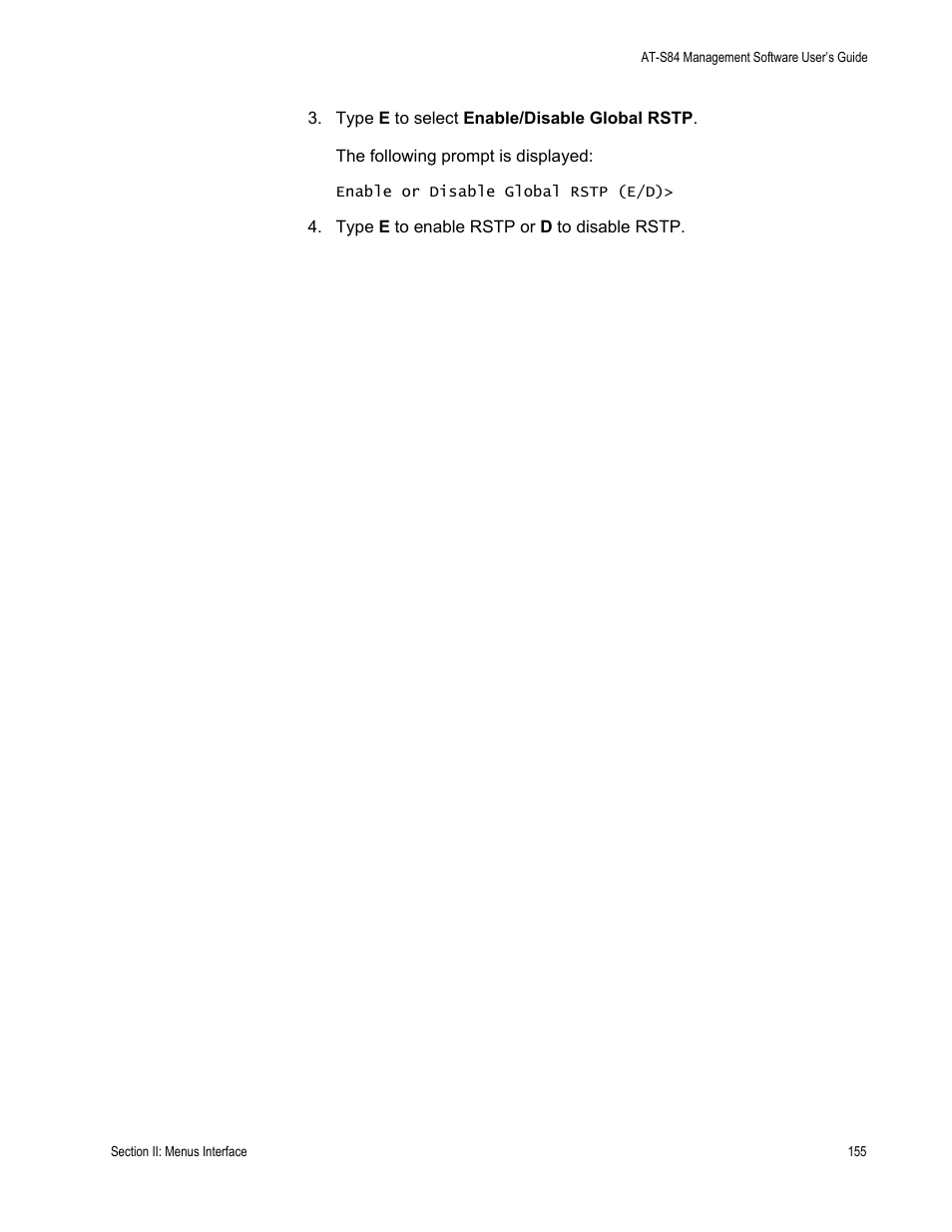 Allied Telesis AT-S84 User Manual | Page 155 / 334