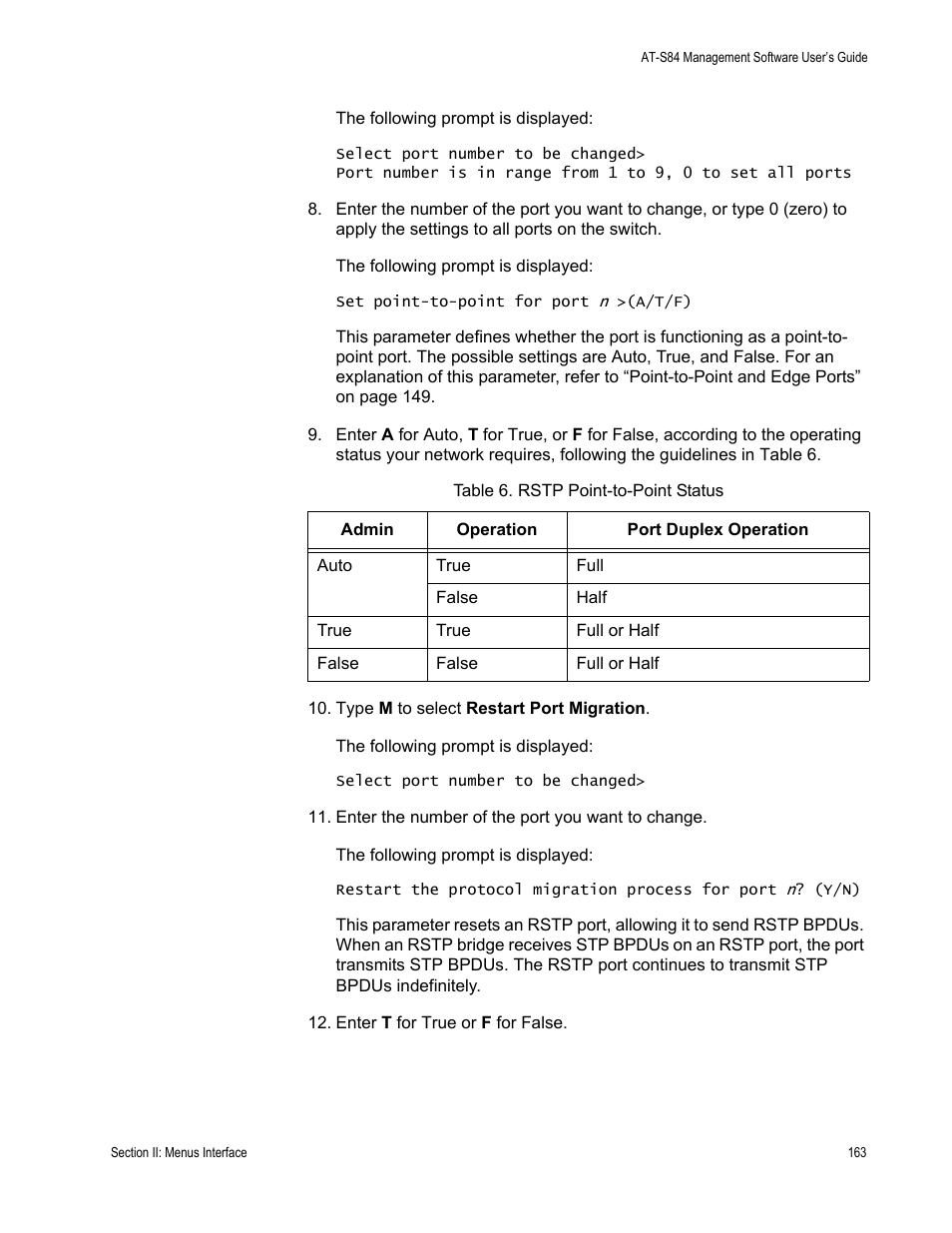 Allied Telesis AT-S84 User Manual | Page 163 / 334