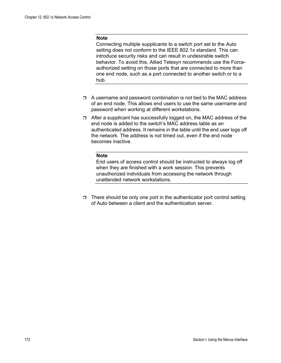 Allied Telesis AT-S84 User Manual | Page 172 / 334