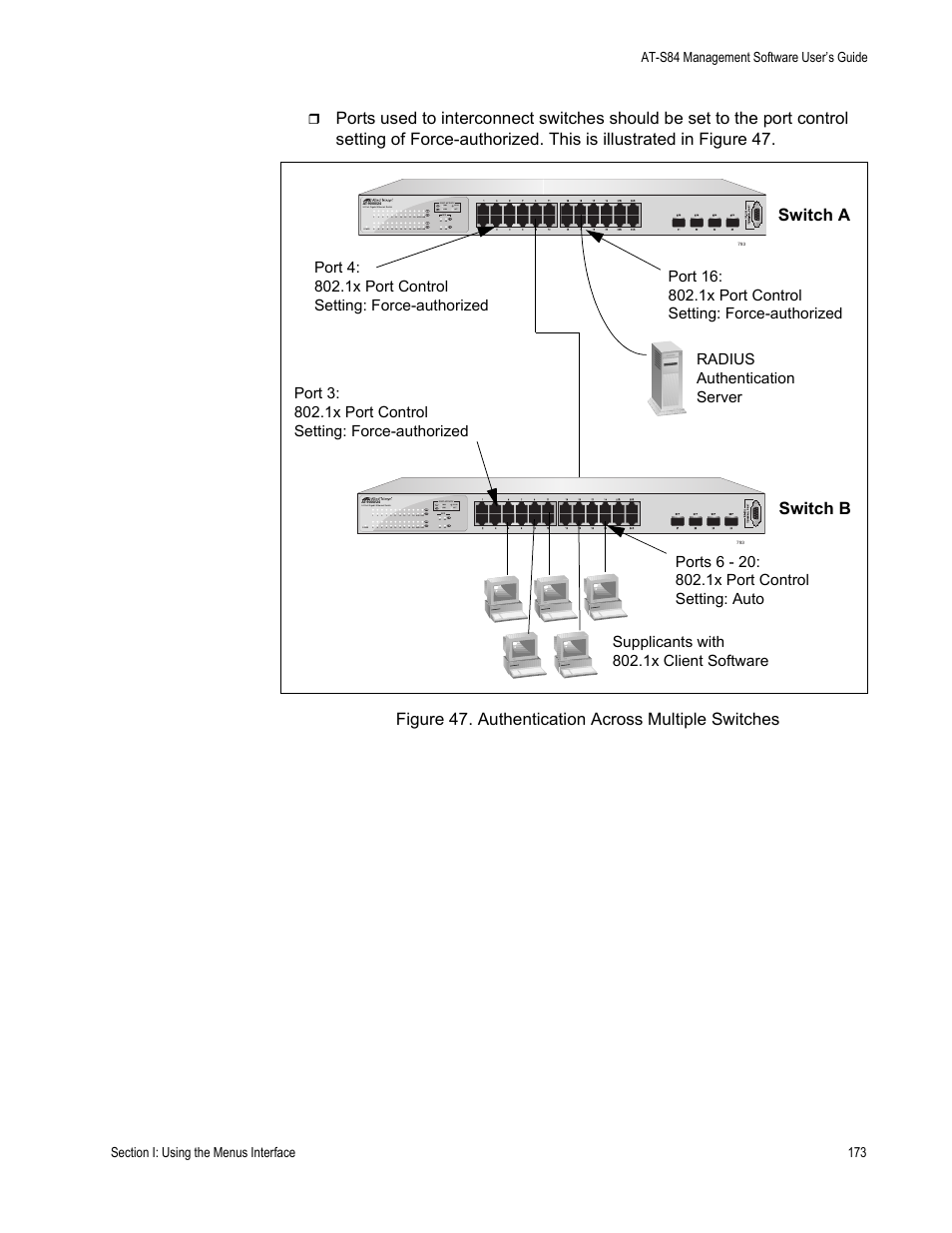 Allied Telesis AT-S84 User Manual | Page 173 / 334
