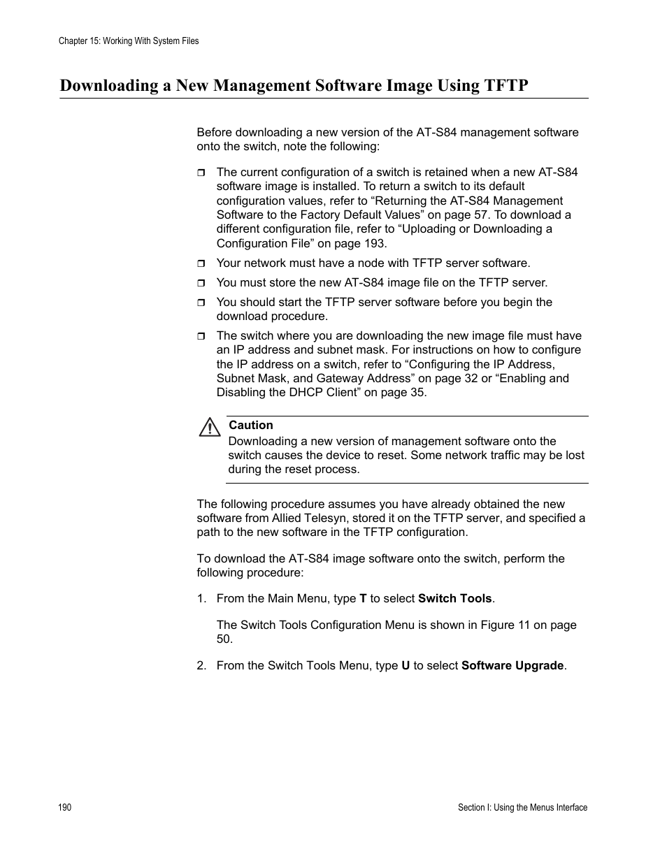 Allied Telesis AT-S84 User Manual | Page 190 / 334