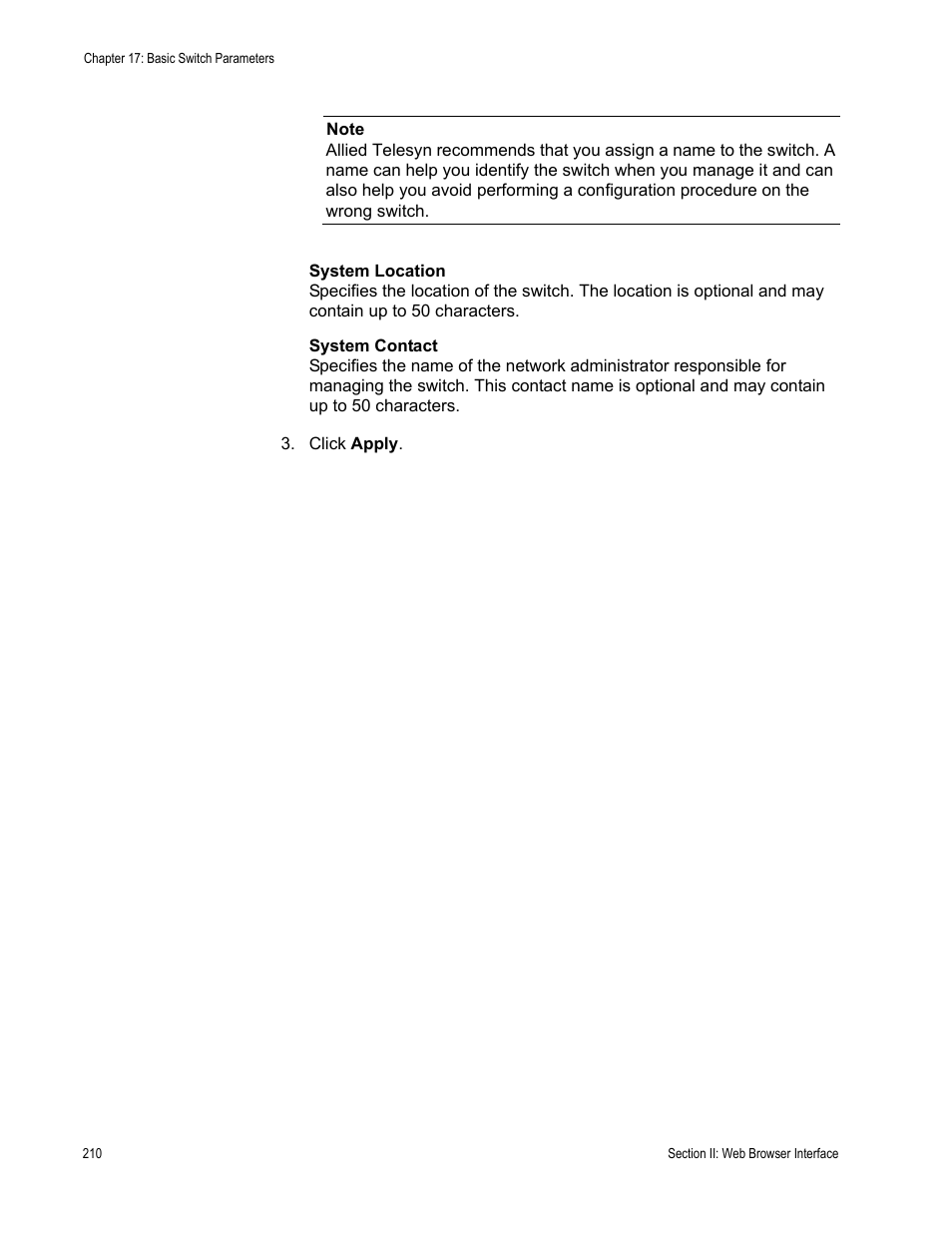 Allied Telesis AT-S84 User Manual | Page 210 / 334
